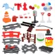 Grands blocs de construction accessoires compatibles avec les Rails de Train panneaux de