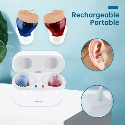 Prothèses auditives rechargeables sans fil AudiEco os Invisible V30 Mini oreille intérieure