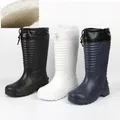 EXCARGO-Bottes de neige imperméables en caoutchouc pour hommes chaussures légères bottes en