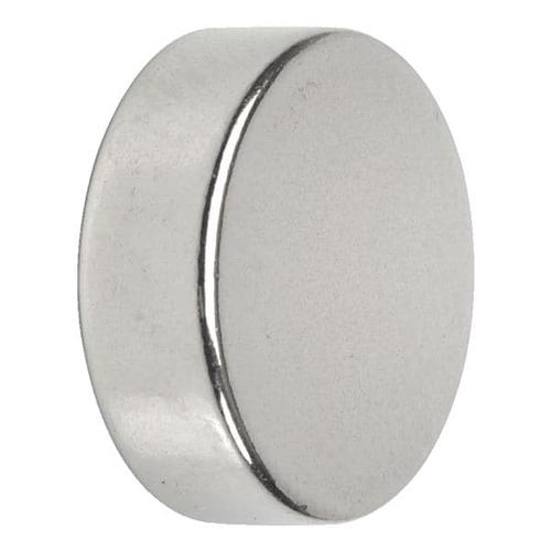 Neodym Magnete 15x5 mm, 20er-Pack silber, MAUL, 0.5 cm