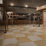 Merola Tile Kings Clay Checker Sand 17-5/8" x 17-5/8" Ceramic Floor and Wall Tile