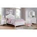 Marais Traditional White Wood 5-piece Panel Bedroom Set with USB Port by Furniture of America