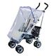 sunnybaby 10094 - Universal Regenverdeck, Regenschutz, Regenhaube | passend für Buggy ohne Dach | glasklar | schadstofffrei | Windschutz | Qualität: MADE in GERMANY