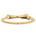 Kate Spade Jewelry | Kate Spade Love Notes Hinged Bow Bracelet | Color: Gold | Size: Os