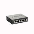 D-Link DGS-1100-05V2 5-Port Gigabit Smart Managed Switch with VLAN support, layer 2 features, QoS, 802.3az EEE, Fanless