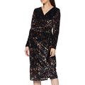 Joe Browns Women's Marvellous Wrap Casual Night Out Dress, Black Multi, 10