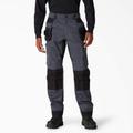 Dickies Men's Flex Performance Workwear Regular Fit Holster Pants - Gray/black Size 38 34 (TR2010)