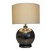 Urban Designs Euro Handcrafted Grey Cracked Glass Mosaic Table Lamp