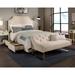 Republic Design House Audrey Ivory Storage Bed with Sofa Bench