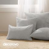 Deconovo Corduroy Throw Pillow Covers 2 PCS(Cover Only)