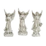 "Angel (Set of 3) 13""H Polyresin - Melrose International 46492DS"