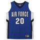 Air Force Falcons Nike Team-Issued #20 Royal White & Black Jersey from the Basketball Program - Size L