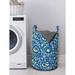 East Urban Home Ambesonne Paisley Laundry Bag Fabric in Blue | 12.99 H x 12.99 W in | Wayfair BB1F50E0EFFB43CF80CF45B44720EF84