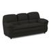 Lark Manor™ Kendig 86" Sofa Faux Leather/Polyester in Black | 38 H x 86 W x 32 D in | Wayfair 00E1D4B64FF6434A849EFA2A472480F2