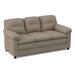 Latitude Run® Amajae 79" Sofa Faux Leather/Polyester in Gray | 38.5 H x 79 W x 35.5 D in | Wayfair 0C28EFB33E6740C0989491B97A660900