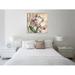 "Boho Orchid & Dragon Fly Zebra" Gallery Wrapped Canvas By August Grove® Canvas | 12 H x 12 W x 1.5 D in | Wayfair E2806AA981FB4F2082A6190CAF86A09B