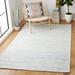 Blue/White 48 x 0.2 in Indoor Area Rug - Beachcrest Home™ Aon Handwoven Wool Blue/Ivory Area Rug Wool | 48 W x 0.2 D in | Wayfair