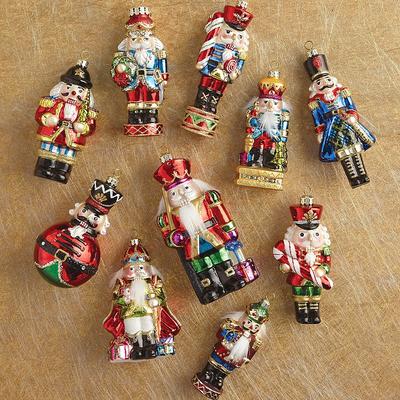 Nutcracker Ornaments, Set of 10 - Frontgate