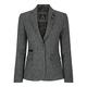 Women Grey Blazer Tweed Herringbone 1920's Peaky Waistcoat Tailored Fit Vintage - Grey Blazer 20