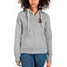 Women's Antigua Gray North Carolina Central Eagles Victory Full-Zip Hoodie