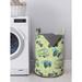 East Urban Home Ambesonne Hippie Laundry Bag Fabric in Green | 12.99 H x 12.99 W in | Wayfair 616CF0F90CEA49EDBD4ACBA88090194C