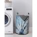 East Urban Home Ambesonne Shibori Illustration Laundry Bag Fabric in Blue/Gray | 19 H x 13 W in | Wayfair CC8C4DA87EC14DE8B46003F27C99F957