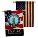 Breeze Decor Polyester 3.3 X 2.8 .ft House Flag in Black/Brown/Red | 40 H x 28 W in | Wayfair BD-MI-HP-108617-IP-BOAA-D-US20-UA