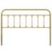 Rosdorf Park Hashir Classic Metal Headboard Metal in Yellow | 40.5 H x 37.5 W x 1.5 D in | Wayfair C5FE37F8BA824946B5B580B01CC94779