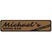 Lizton Sign Shop, Inc Home Bar Metal Sign Metal in Black/Brown/Gray | 4 H x 18 W x 0.04 D in | Wayfair 1174-A418