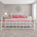 Lark Manor™ Aracieo Platform Bed Metal in White | 44 H x 78.5 W x 83 D in | Wayfair B080B75C16854BADA2E20CC1D2E2F1CE