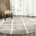 White 84 x 1.81 in Area Rug - House of Hampton® Geometric Gray/Ivory Area Rug Polypropylene | 84 W x 1.81 D in | Wayfair