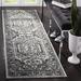 Black 30 x 0.43 in Area Rug - Bungalow Rose Amedee Oriental/Matte Silver Area Rug Polypropylene | 30 W x 0.43 D in | Wayfair