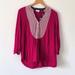 Anthropologie Tops | Anthropologie Meadow Rue Tunic Flowy Boho Top | Color: Blue/Pink | Size: S