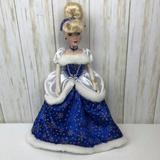 Disney Accents | Disney Cinderella Porcelain Keepsake 17" Doll | Color: Blue/White | Size: 17 In