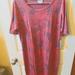 Lularoe Dresses | Lularoe Julia Dress Size Xl Nwt | Color: Blue/Pink | Size: Xl