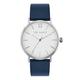 Ted Baker Phylipa Mens Watch with Silver Dial and Blue Leather Strap BKPPGS001