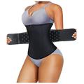 Gotoly Women Waist Trainer Corset Cincher Belt Tummy Control Slimming Body Shaper Belly Workout Sport Girdle - black - XXL