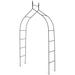 Metal Garden Arch 8.4 Ft High Pergola Arbor for Climbing Plant