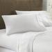 Lark Manor™ Hatboro Striped Embossed 4 Piece Bed Sheet Set Microfiber/Polyester in White | California King | Wayfair