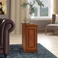 Lark Manor™ Block End Table w/ Storage Wood in Brown | 24 H x 12 W x 24 D in | Wayfair 71C2901C82974FC59CA7D3AA04EC2048