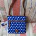 Dooney & Bourke Bags | Brand New Dooney And Bourke Blue Jay's Double Zip | Color: Blue/White | Size: 7 3/4 X 8 1/4"