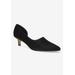 Women's Quilla Pump by Bella Vita in Black Suede (Size 9 M)