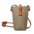 FANDARE Vintage Crossbody Phone Bag Womens Shoulder Messenger Bag Genuine Leather Phone Pouch Ladies Cell Phone Wallet Purse Girl Shopping Party Daily Crossbody Phone Bag Apricot