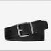 Michael Kors Accessories | Hpmichael Kors Men’s Black/Grey Pebble 2-Sided Belt | Color: Black/Gray | Size: Os