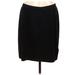 H&M Casual Skirt: Black Solid Bottoms - Women's Size Large