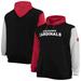 Men's Cardinal/Black Arizona Cardinals Big & Tall Pullover Hoodie