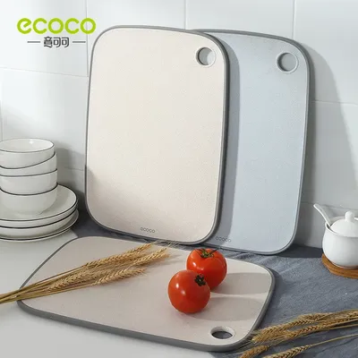 ECOCO-décennie s à découper rectangulaires en paille de blé accessoires de cuisine outil durable