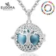 Eudora-Boule FTP pour Bébé et Femme Pendentif en Forme de Cloche Collier avec Nministériels d