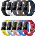 Bracelet pour Fitbit Charge 3 SE Bracelet de remplacement montre intelligente Sport respirant