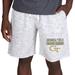 Men's Concepts Sport White/Charcoal Georgia Tech Yellow Jackets Alley Fleece Shorts